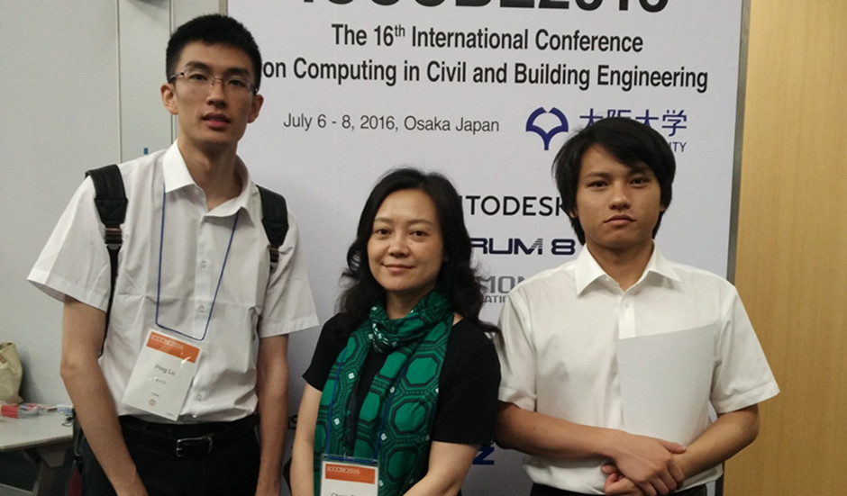 Civil engineering student presents construction site game in Japan